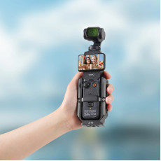 Camera Video Cage & Dual NATO Side Handle Kit for DJI Osmo Pocket 3 Vlogging