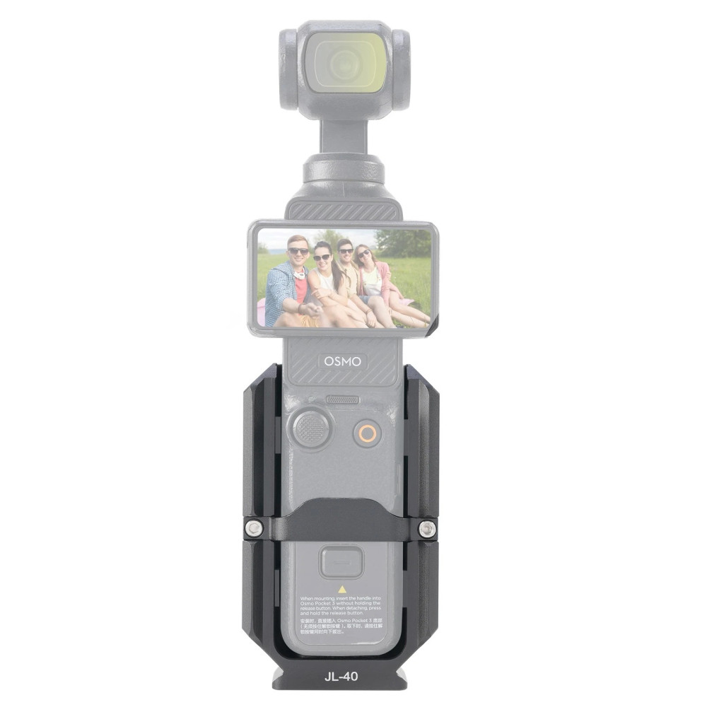 Camera Video Cage & Dual NATO Side Handle Kit for DJI Osmo Pocket 3 Vlogging