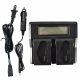 LCD Dual Channel Battery Charger For Canon LP-04/LP-E19 1DX 1D Mark III IV