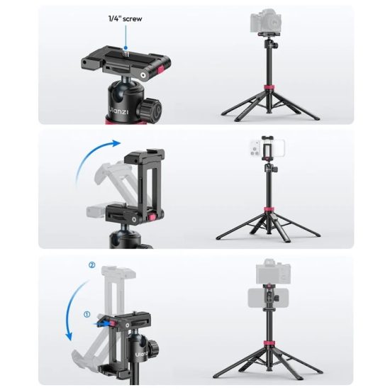 Ulanzi MT-44B 2-in-1 Selfie Stick Tripod