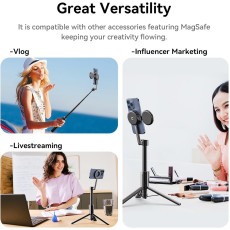 Ulanzi MG-002 1.6M Magnetic Phone Selfie Stick Tripod Max