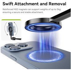 Ulanzi MG-002 1.6M Magnetic Phone Selfie Stick Tripod Max