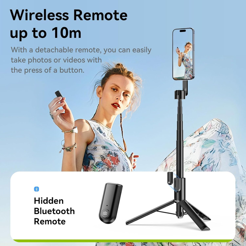 Ulanzi MG-002 1.6M Magnetic Phone Selfie Stick Tripod Max