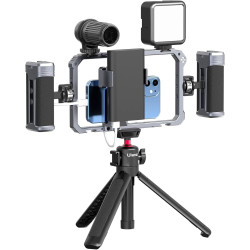 Ulanzi Universal Metal Cage Video Rig with HANDLES for Smartphones