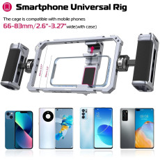 Ulanzi Universal Metal Cage Video Rig with HANDLES for Smartphones