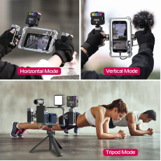 Ulanzi Universal Metal Cage Video Rig with HANDLES for Smartphones