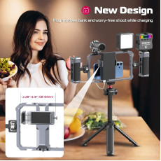 Ulanzi Universal Metal Cage Video Rig with HANDLES for Smartphones