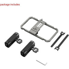 SmallRig Universal Phone Cage Smartphone Video Rig Kit with Handles