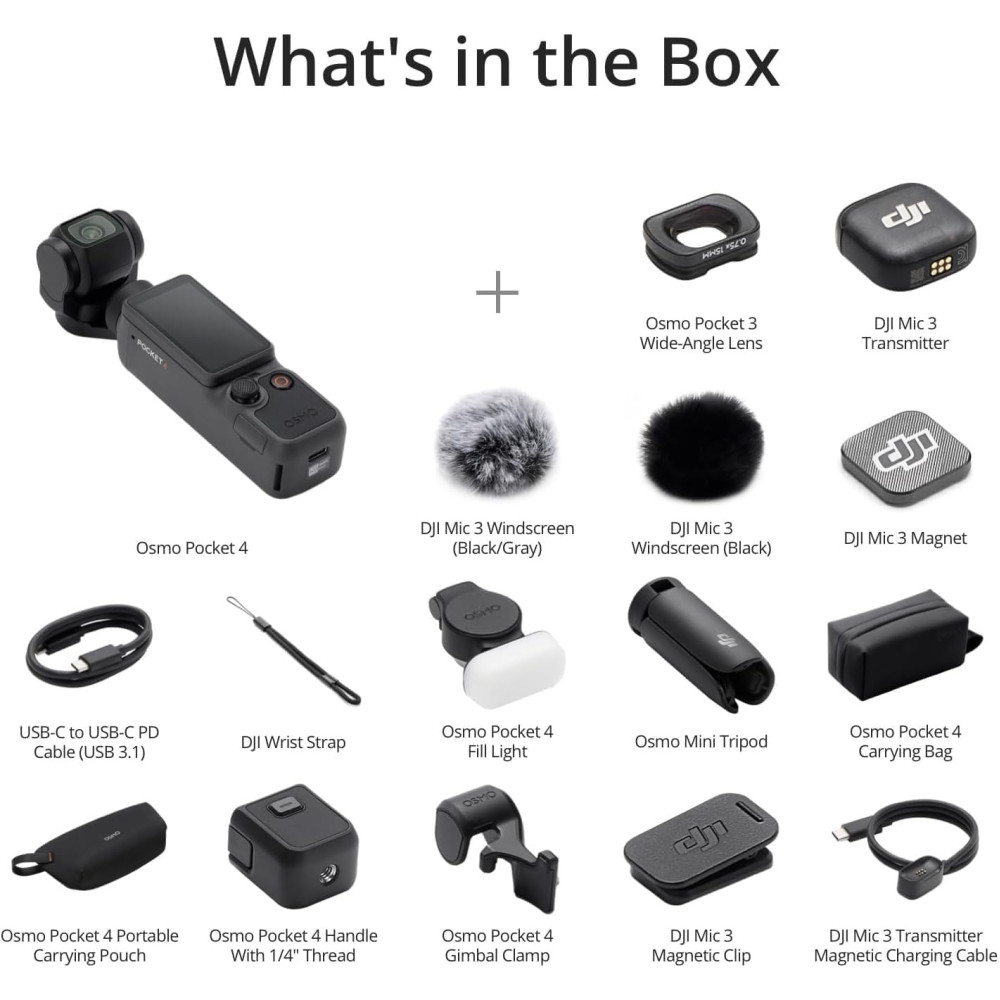 DJI Osmo Pocket 4 Creator Combo