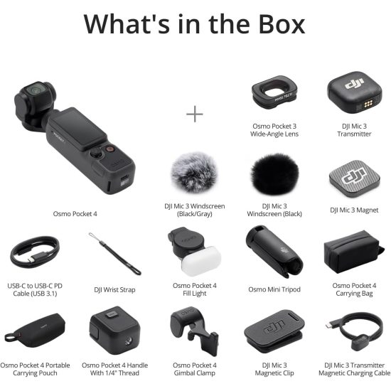 DJI Osmo Pocket 4 Creator Combo