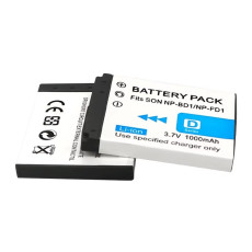 Camera Battery for Sony NP-BD1/NP-FD1 1000mAh