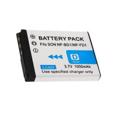 Camera Battery for Sony NP-BD1/NP-FD1 1000mAh