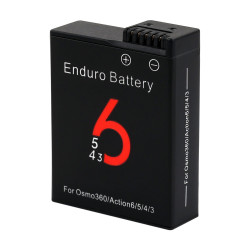 Enduro Rechargeable Li-ion Battery for DJI Osmo 360/Action 6/5Pro/4/3 1770mAh