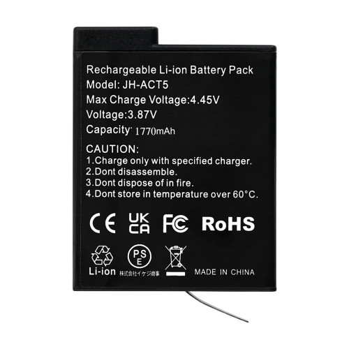 Enduro Rechargeable Li-ion Battery for DJI Osmo 360/Action 6/5Pro/4/3 1770mAh