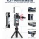 Flymily Metal Cage Rig Housing Frame with Lens Cover for Insta360 X5