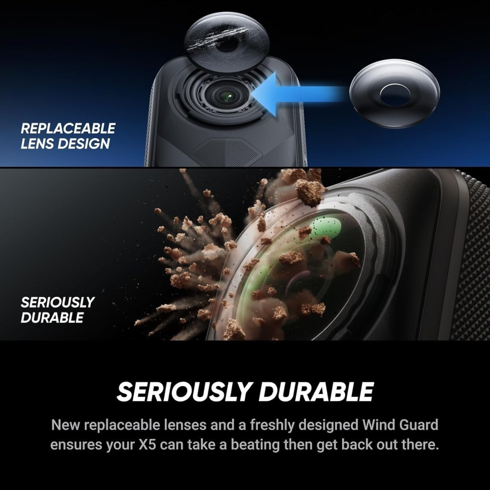 Insta360 X5 360 Action Camera Essentials Bundle