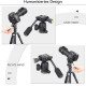 EVUMO Mini 28mm Ball Head Tripod Head with Handle