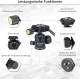 EVUMO Mini 28mm Ball Head Tripod Head with Handle