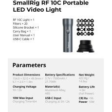 SmallRig RF 10C Portable Focusable LED Video Light