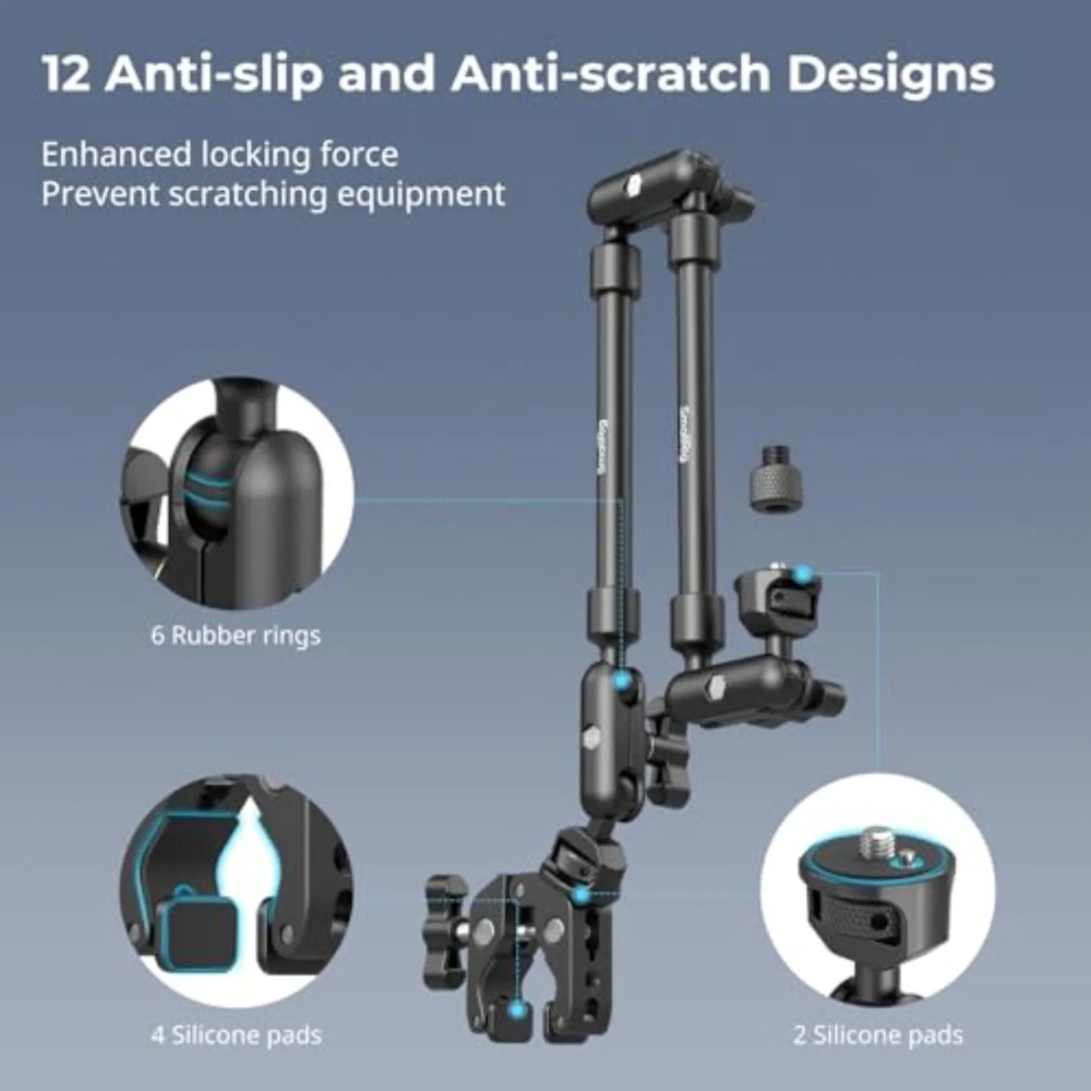 SmallRig Desktop Shooting Magic Arm with Crab Clamp Kit