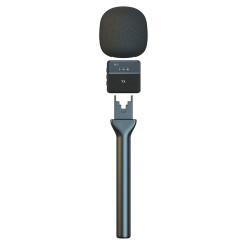 Wireless Microphone Handheld Interview Mic Hand Stick