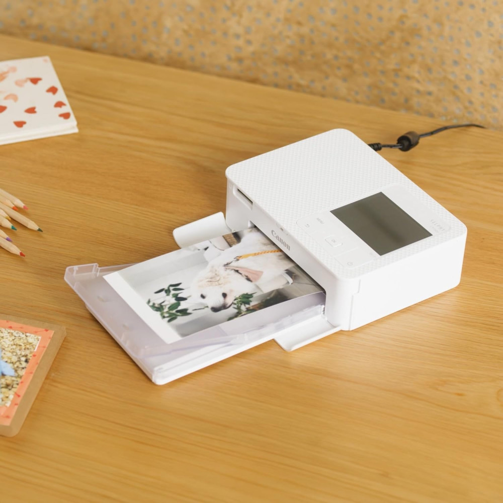Canon SELPHY CP1500 Compact Photo Printer (White)