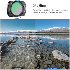 NEEWER ND16 ND64 ND256 CPL Variable ND Filter & Screen Protector Compatible with DJI Osmo Pocket 3/4