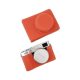 Camera Protective Case Full Camera Case Carrying Bag and Shoulder Strap for Fujifilm X100VI Camera (Orange)