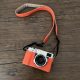 Camera Protective Case Full Camera Case Carrying Bag and Shoulder Strap for Fujifilm X100VI Camera (Orange)