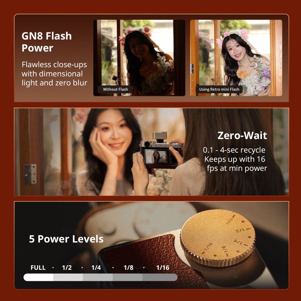 SmallRig RS-R20 Retro Mini Speedlite Flash