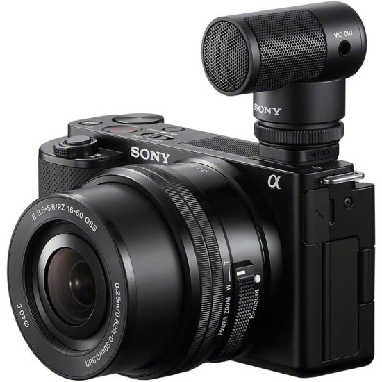 Sony ECM-G1 Ultracompact Camera-Mount Vlogger Shotgun Microphone Sony ECM-G1 Ultracompact Camera-Mount Vlogger Shotgun Microphone