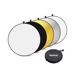 NiceFoto SR-5-Ø22" 5in1 Round Reflector Discs (56cm) NiceFoto SR-5-Ø22" 5in1 Round Reflector Discs (56cm)