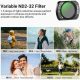NEEWER ND2-32/ CPL/ Black Diffusion 1/4 Filter & Screen Protector Compatible with DJI Osmo Pocket 3/4
