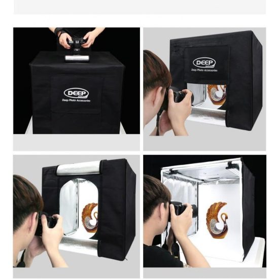 DEEP LED Studio-in-a-Box 40x40cm Bi-Color 3200K-5600K DEEP LED Studio-in-a-Box 40x40cm Bi-Color 3200K-5600K