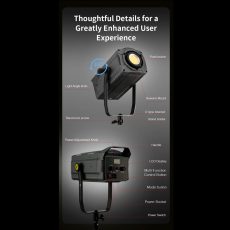 NiceFoto FC-6000A 600W Bi-Color COB LED Video Light
