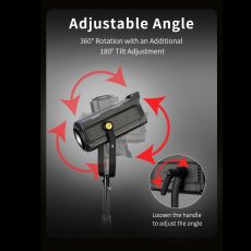 NiceFoto FC-6000A 600W Bi-Color COB LED Video Light