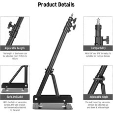 NiceFoto WB 1250 Wall Mount Boom Arm (75-120cm)
