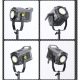 NiceFoto FC-2000A 200W Bi-Color COB LED Video Light