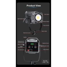 NiceFoto FC-2000A 200W Bi-Color COB LED Video Light