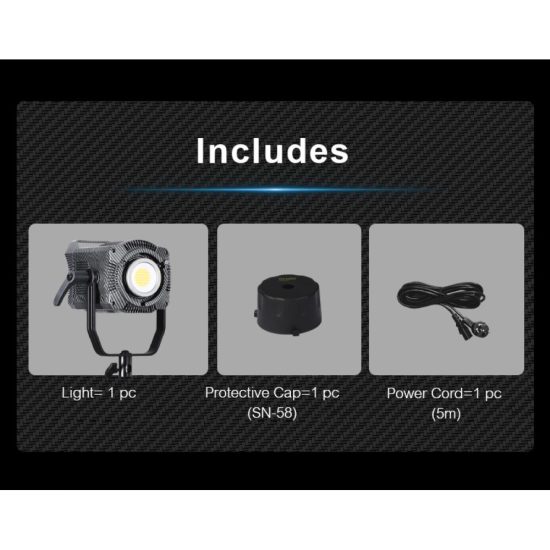 NiceFoto FC-2000A 200W Bi-Color COB LED Video Light