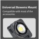 NiceFoto QY-2000A 200W Bi-Color Portable LED Video Light