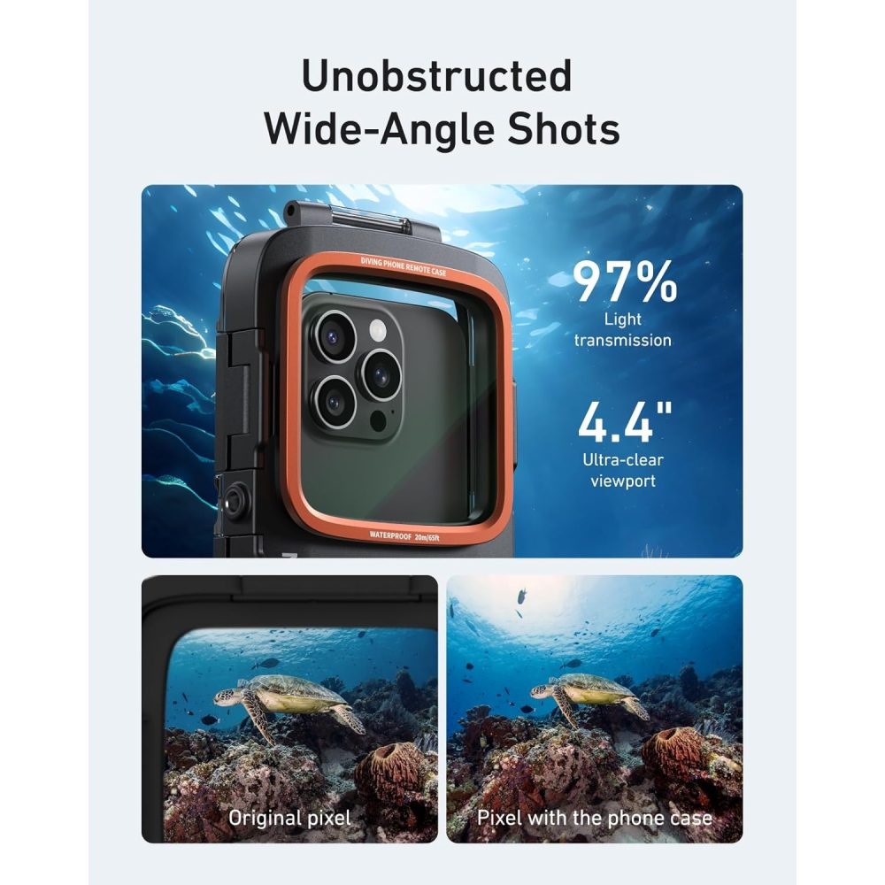 TELESIN Smartphone Diving Case with Remote Control