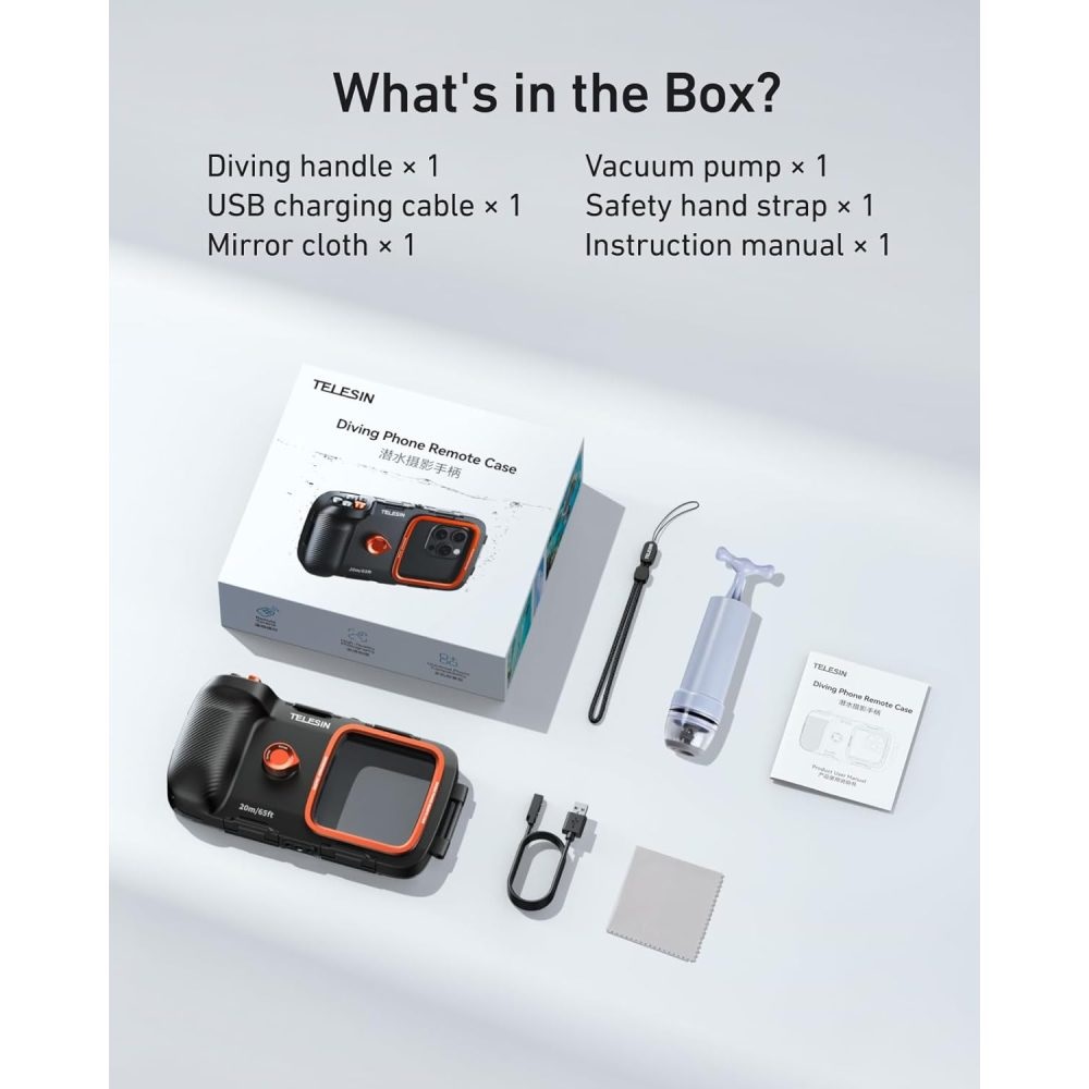 TELESIN Smartphone Diving Case with Remote Control