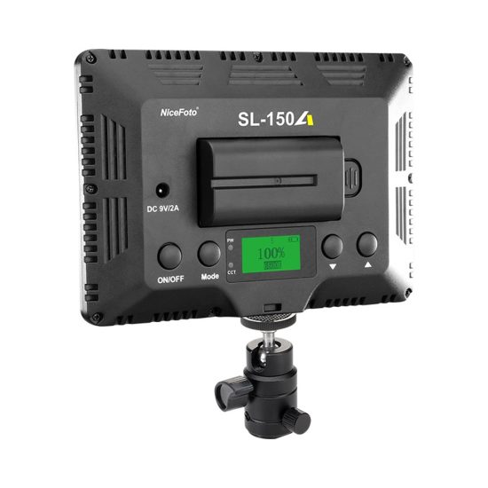 NiceFoto SL-150A 15W Bi-Colour Portable Video LED Light(with Battery)
