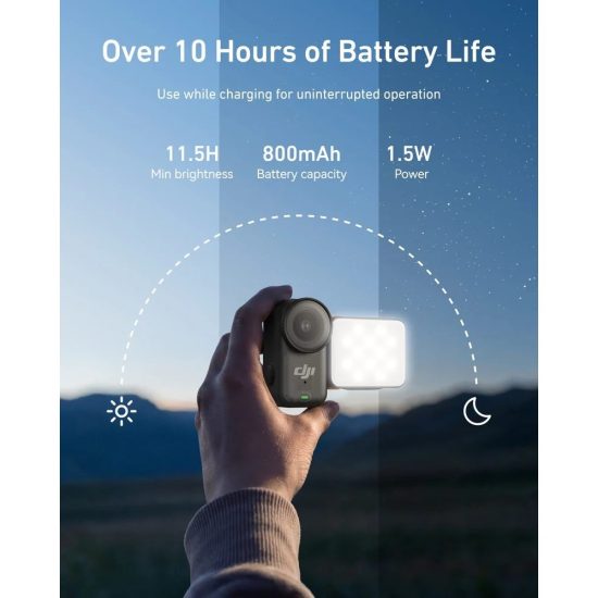 TELESIN Quick Release Fill Light for DJI Osmo Nano & Action 6