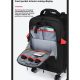 Camera Trolley Backpack with Wheels Professional DSLR Travel Bag (56×35×23cm)