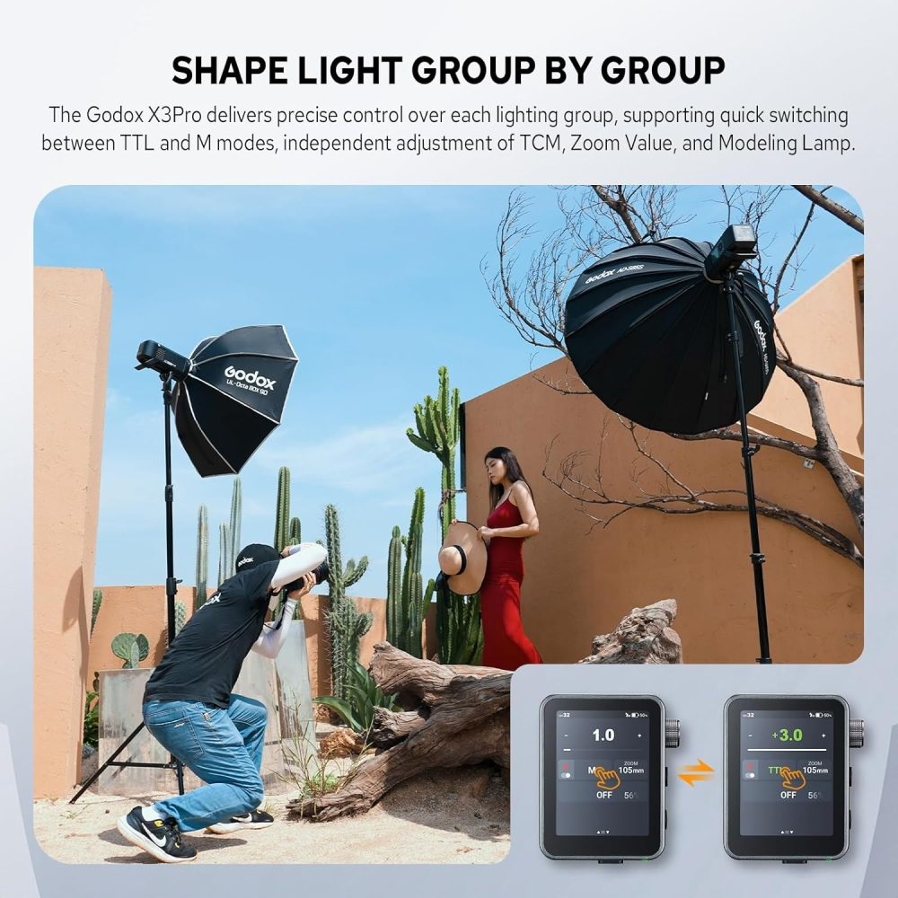 Godox X3Pro C Touchscreen TTL Wireless Flash Trigger for Canon