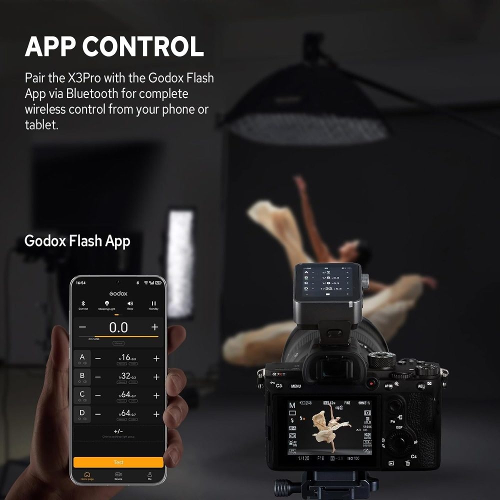 Godox X3Pro C Touchscreen TTL Wireless Flash Trigger for Canon