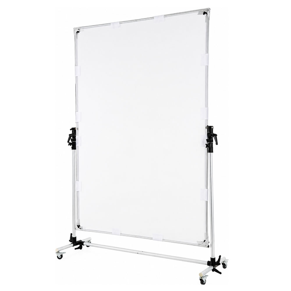 Falcon Eyes Pro Studio Solutions 150cm x 200cm Adjustable Diffusion & Silver/Black Reflector Kit