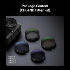 TELESIN CPL|ND8|ND16|ND32| 4-Filter Set for DJI Osmo Action 6